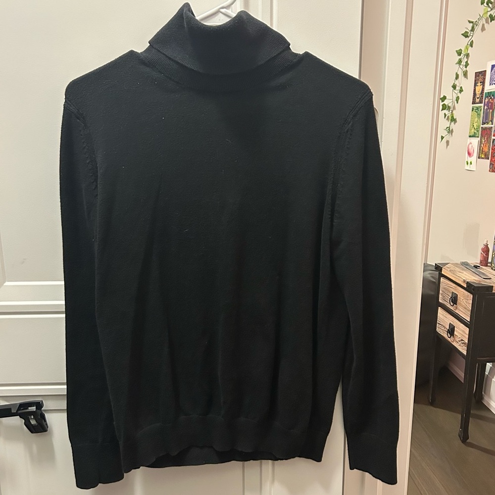GAP Classic Black Turtleneck Sweater